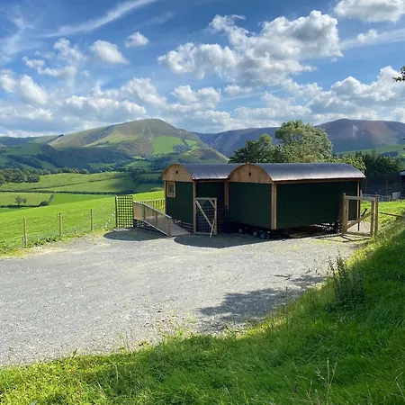 Hafan Y Mynydd - Accessible Double Shepherd Hut Machynlleth Exterior photo