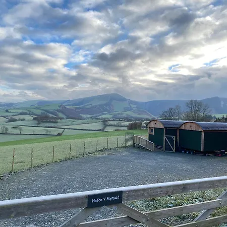 Hafan Y Mynydd - Accessible Double Shepherd Hut Machynlleth Exterior photo